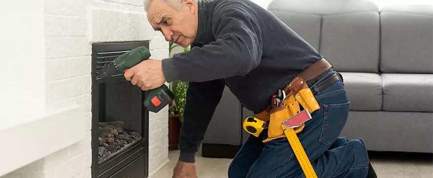 New Indoor Fireplace Installation in Granite City, Illinois
