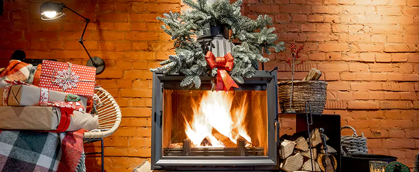 Travis Industries Linear Gas Fireplace Installation in Granite City, Illinois
