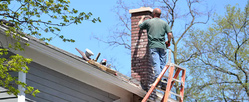 Vinyl and PVC Chimney Flashing Installation in Granite City, IL
