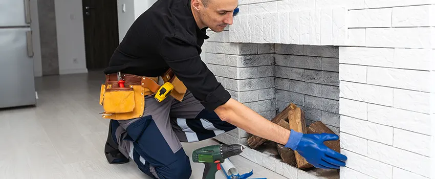 Fireplace Damaged Damper Frame Repair Services in Granite City, Illinois