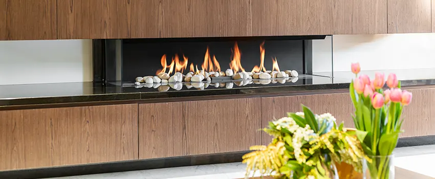 Double-height Fireplace Design Refurbishment in Granite City, Illinois